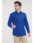Chemise Oxford cintrée à manches longues pour homme