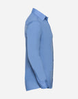 Tailliertes "Polycotton" Popeline Langarm Hemd