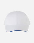 6-Panel Cap mit Kontrast-Sandwichschirm