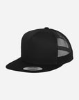 5-Panel Trucker Flat Brim Cap