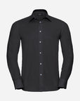Chemise Oxford cintrée à manches longues pour homme