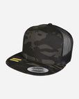 5-Panel Trucker Flat Brim Cap