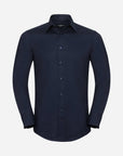 Chemise Oxford cintrée à manches longues pour homme