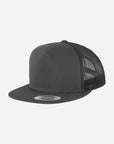 5-Panel Trucker Flat Brim Cap