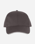6-Panel Cap mit Kontrast-Sandwichschirm