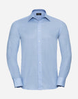 Chemise Oxford cintrée à manches longues pour homme