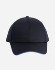 6-Panel Cap mit Kontrast-Sandwichschirm
