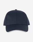 6-Panel Cap mit Kontrast-Sandwichschirm