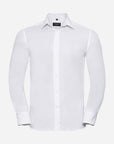 Chemise Oxford cintrée à manches longues pour homme