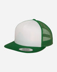 5-Panel Trucker Flat Brim Cap