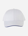 6-Panel Cap mit Kontrast-Sandwichschirm
