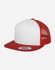 5-Panel Trucker Flat Brim Cap
