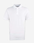 Herren Poloshirt mit Druckknöpfen - Weiss