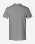 Herren Jersey Polo - Light Grey Hinten