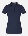 Damen Jersey Polo - Navy Vorne