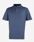 Herren Poloshirt mit Druckknöpfen - Navy