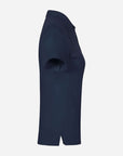Damen Jersey Polo - Navy Seite