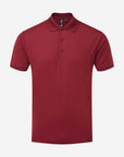 Herren Piqué-Poloshirt - Burgundy