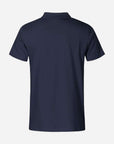 Herren Jersey Polo - Navy Hinten