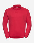 Unisex Workwear Sweatshirt mit Polo-Kragen