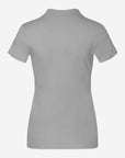 Damen Jersey Polo - Light Grey Hinten