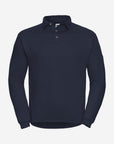 Unisex Workwear Sweatshirt mit Polo-Kragen