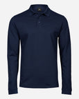 Herren Luxury Stretch Langarm Polo
