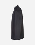 Veste de cuisine unisexe à manches longues avec boutons-pression