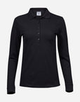 Damen Luxury Stretch Langarm Polo
