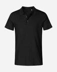 Herren Jersey Polo - Schwarz Vorne