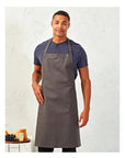 Sustainable, organic cotton bib apron