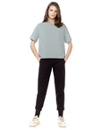 T-shirt court oversize pour femmes