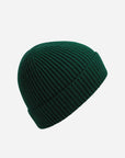 Beanie mit Rippenstrick mit deinem Logo - Bottle Green