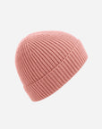 Beanie mit Rippenstrick mit deinem Logo - Blush