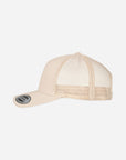 5-Panel Snap-Back Trucker Cap mit deinem Logo - Sand Seite