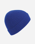 Beanie mit Rippenstrick mit deinem Logo - Royal Blue