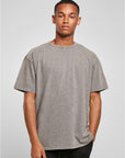 Herren Heavy Oversized Acid Wash T-Shirt