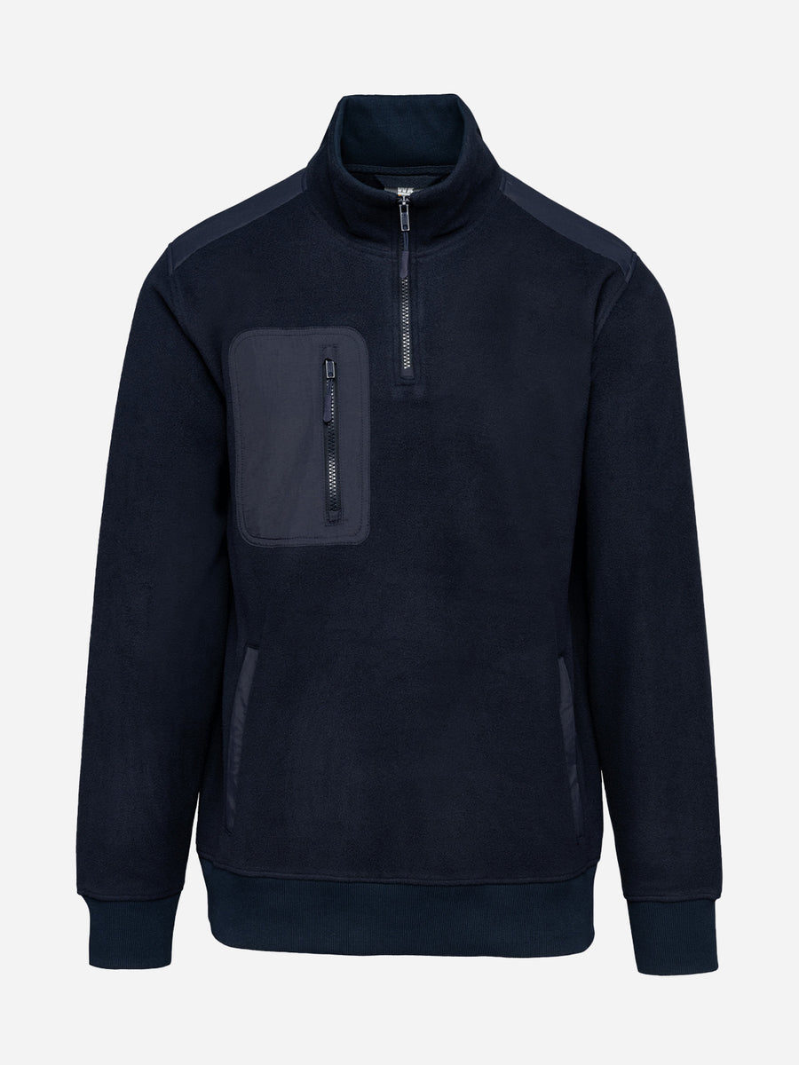 Unisex Workwear Fleece mit 1/4 Zip