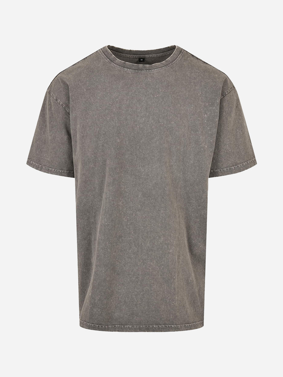 Herren Heavy Oversized Acid Wash T-Shirt