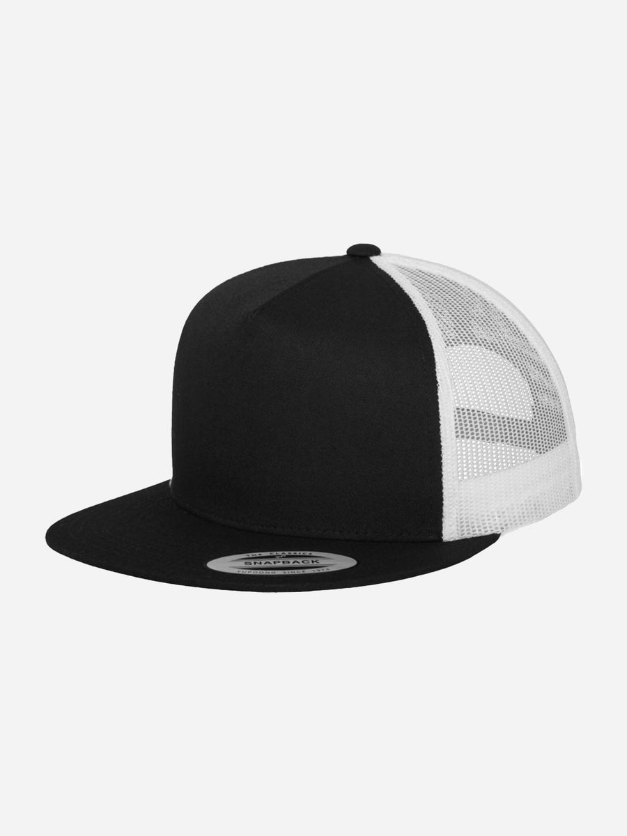 5-Panel Trucker Flachschirm Cap