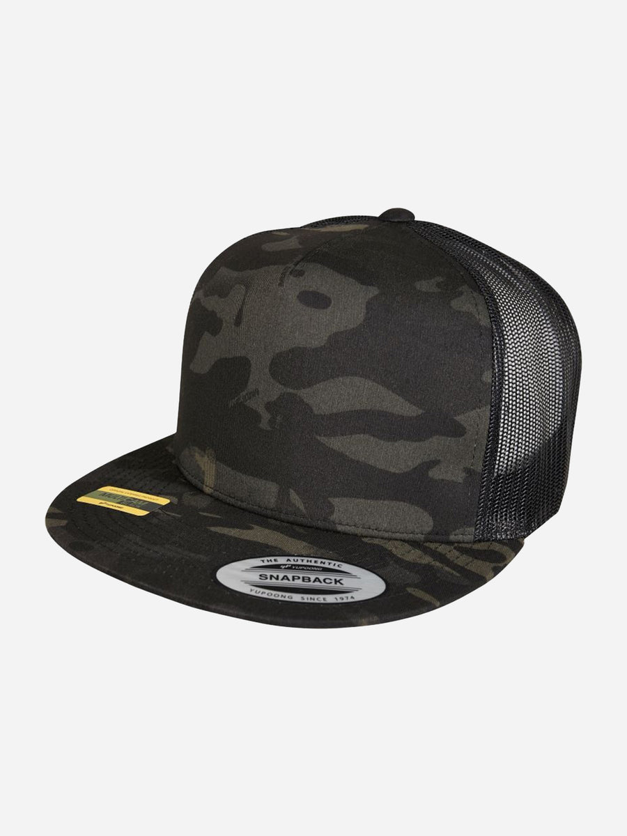 5-Panel Trucker Flachschirm Cap