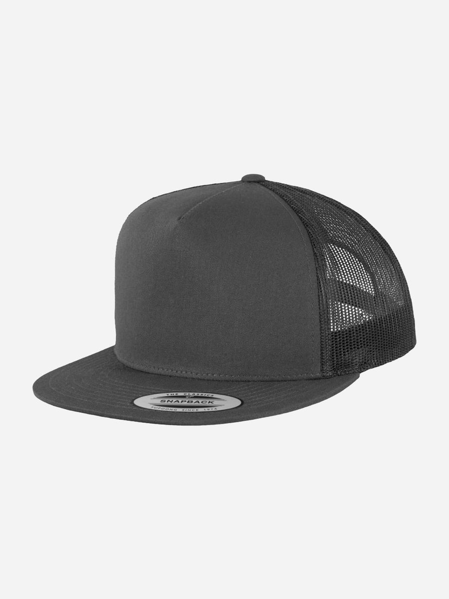 5-Panel Trucker Flachschirm Cap