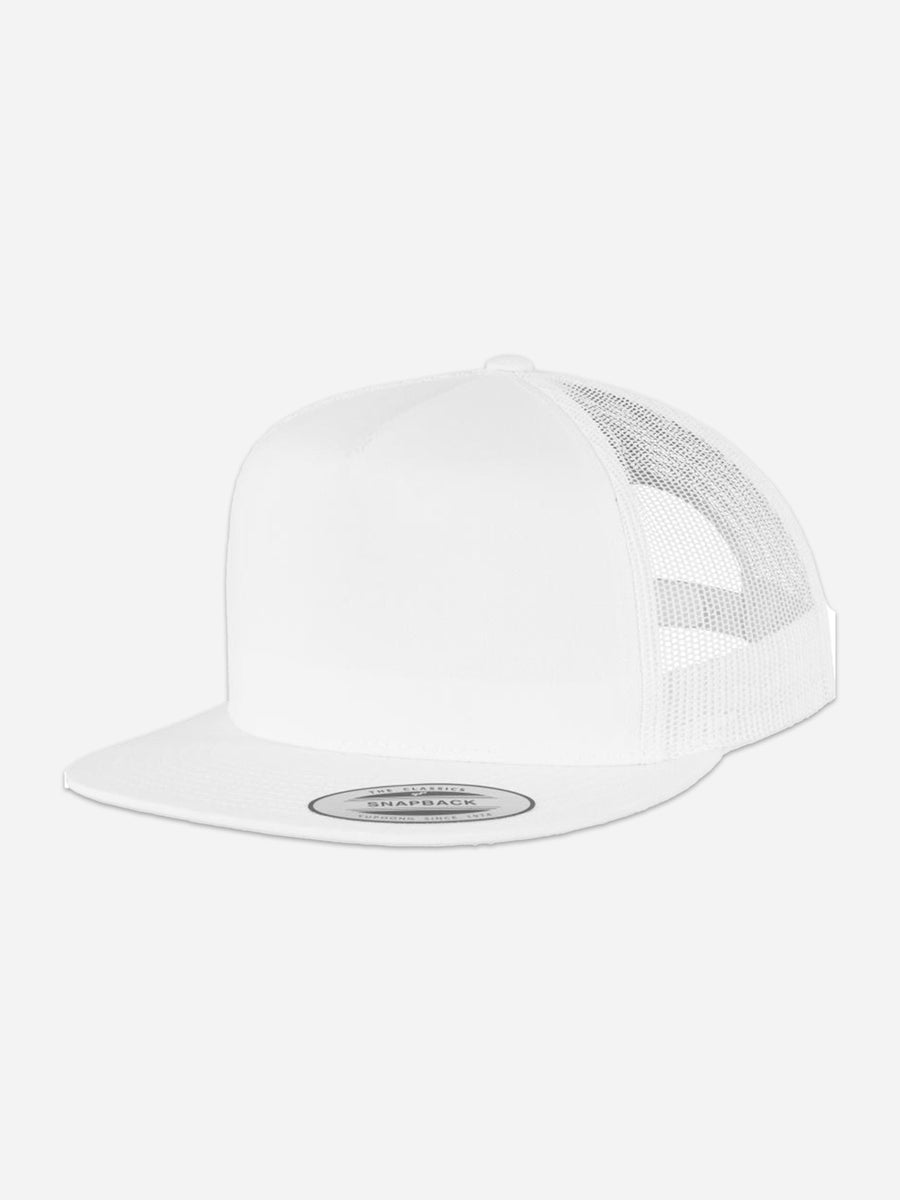 5-Panel Trucker Flachschirm Cap