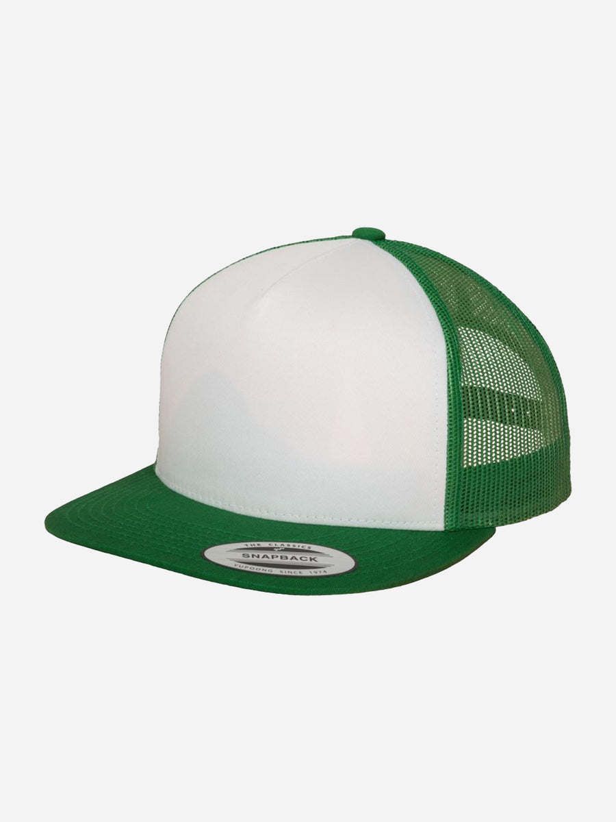 5-Panel Trucker Flachschirm Cap