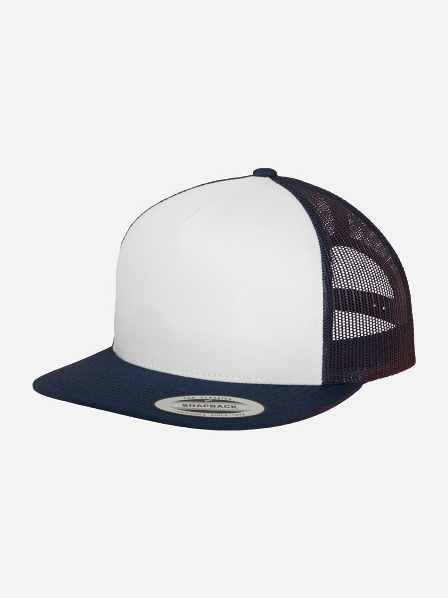 5-Panel Trucker Flachschirm Cap