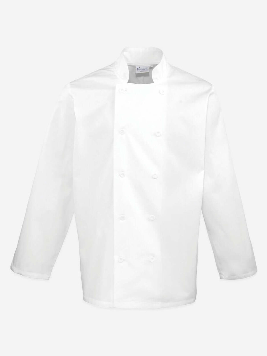 Unisex Long Sleeve Chef Jacket with Buttons
