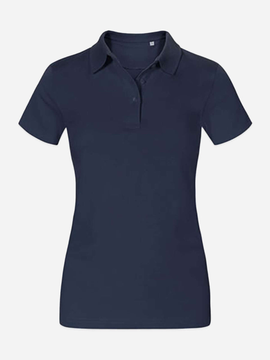 Damen Jersey Polo - Navy Vorne