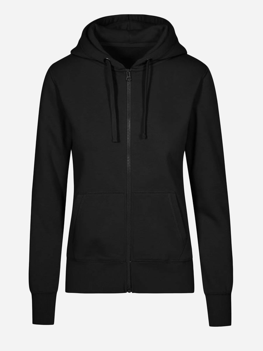 Damen Hoodie Zip Jacke