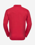 Unisex Workwear Sweatshirt mit Polo-⁠Kragen