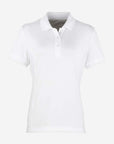 Damen Piqué-Poloshirt - White